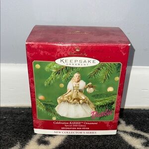 Christmas 2000 Hallmark Keepsake Celebration Barbie Special Edition Ornament